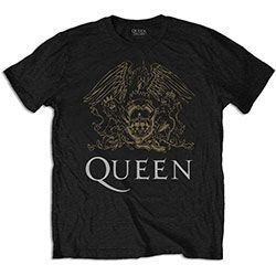 Queen - Unisex T-Shirt: Crest (X-Large) in the group OTHER / MK Test 6 at Bengans Skivbutik AB (4401215)