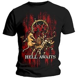 Slayer - Unisex T-Shirt: Hell Awaits (Small) in the group OTHER / MK Test 6 at Bengans Skivbutik AB (4401311)
