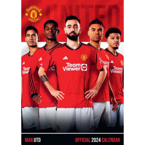 Manchester United Fc - Manchester United Fc 2024 A3 Calendar in the group OTHER / MK Test 7 at Bengans Skivbutik AB (4406392)