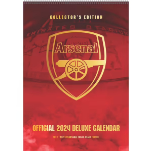 Arsenal Fc - Arsenal Fc 2024 A3 Deluxe Calendar in the group OTHER / MK Test 7 at Bengans Skivbutik AB (4406416)