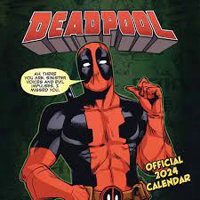 Deadpool - Deadpool (Marvel) 2024 Square Calendar in the group OTHER / MK Test 7 at Bengans Skivbutik AB (4406477)