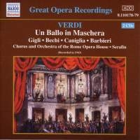 Verdi Giuseppe - Un Ballo In Maschera in the group OUR PICKS / Christmas gift tip CD at Bengans Skivbutik AB (509697)