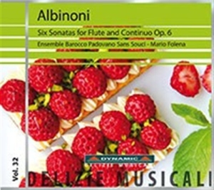 Albinoni - Six Sonatas For Flute And Continuo in the group OUR PICKS / Christmas gift tip CD at Bengans Skivbutik AB (528014)