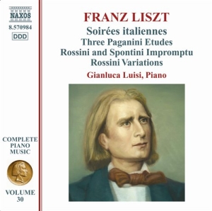 Liszt - Soirees Italiennes in the group OUR PICKS / Christmas gift tip CD at Bengans Skivbutik AB (536001)