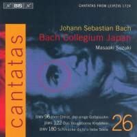 Bach Johann Sebastian - Cant 26 (96,122, 180) in the group Externt_Lager /  at Bengans Skivbutik AB (539641)