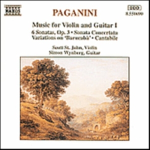 Paganini Nicolo - Music For Violin & Guitar 1 in the group CD at Bengans Skivbutik AB (540768)