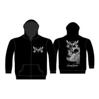 Mayhem - Zip Hood - Pure Fucking Armageddon in the group MERCHANDISE / Hoodies / Hårdrock at Bengans Skivbutik AB (5514114)