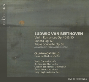 Gruppo Montobello & Henk Guittart - Beethoven: Violin Romances Op.40 & 50/Sonata Op.69/Triple Concerto Op.56 in the group OUR PICKS / Friday Releases / Friday the 26th Jan 24 at Bengans Skivbutik AB (5514681)