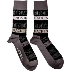 Ac/Dc - Back In Black Uni Bl Socks (Eu 40-45) in the group MERCH / Minsishops-merch / Ac/Dc at Bengans Skivbutik AB (5516818)