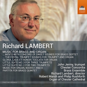 Richard Lambert - Music For Brass & Organ in the group OUR PICKS / Frontpage - CD New & Forthcoming at Bengans Skivbutik AB (5521290)