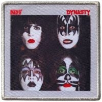 Kiss - Patch Dynasty (8,8 X 8,8 Cm) in the group MERCHANDISE / Accessoarer / Hårdrock at Bengans Skivbutik AB (5523488)