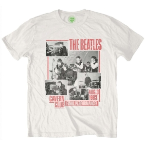 Beatles - Final Performance Uni Wht T-Shirt in the group MERCH / T-Shirt /  at Bengans Skivbutik AB (5527397r)