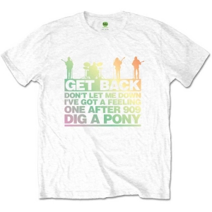 The Beatles - Get Back Gradient Uni Wht    in the group MERCH / T-Shirt /  at Bengans Skivbutik AB (5528376r)