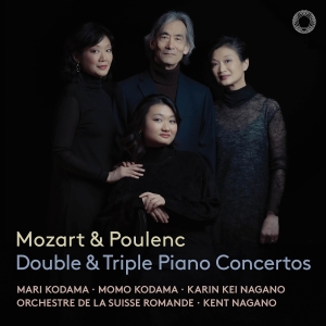 Mari Kodama Momo Kodama Karin Kei - Mozart & Poulenc: Double & Triple C in the group MUSIK / SACD / Klassiskt at Bengans Skivbutik AB (5532770)