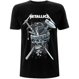 Metallica - History White Logo Uni Bl T-Shirt in the group MERCH / T-Shirt /  at Bengans Skivbutik AB (5534990r)