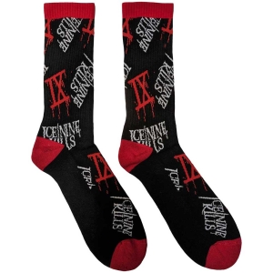 Ice Nine Kills - Logos Uni Bl Socks (Eu 40-45) in the group MERCHANDISE / Merch / Hårdrock at Bengans Skivbutik AB (5536125)