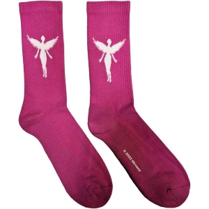 Nirvana - In Utero Wht Angel Pink Socks (Eu 40-45) in the group MERCHANDISE / Merch / Hårdrock at Bengans Skivbutik AB (5536156)