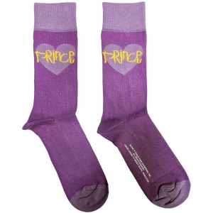 Prince - Purple Heart Uni Purp Socks (Eu 40-45) in the group MERCHANDISE / Merch / RnB-Soul at Bengans Skivbutik AB (5536179)