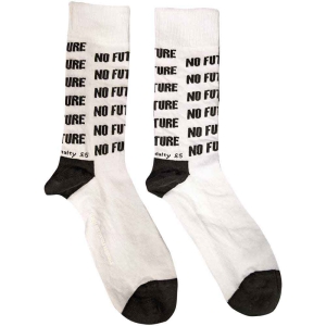 Sex Pistols - No Future Uni Wht Socks (Eu 40-45) in the group MERCHANDISE / Merch / Punk at Bengans Skivbutik AB (5536198)