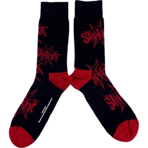 Slipknot - Logo & Nonagram Uni Bl Socks (Eu 40-45) in the group MERCHANDISE / Merch / Hårdrock at Bengans Skivbutik AB (5536203)