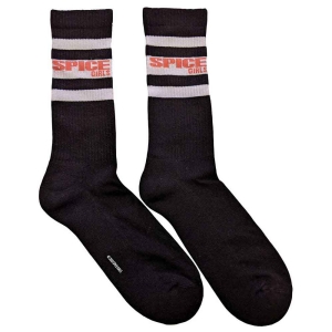 Spice Girls - Logo & Stripes Uni Bl Socks (Eu 40-45) in the group MERCHANDISE / Merch / Pop-Rock at Bengans Skivbutik AB (5536205)