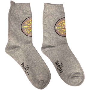 The Beatles - Sgt Pepper Lady Grey Socks (Eu 37-41) in the group MERCHANDISE / Merch / Pop-Rock at Bengans Skivbutik AB (5536238)