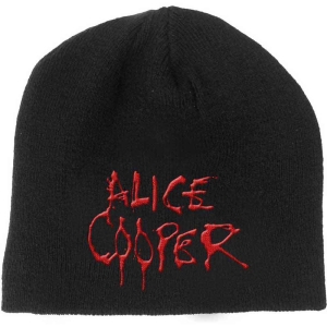 Alice Cooper - Dripping Logo Bl Beanie H in the group MERCHANDISE at Bengans Skivbutik AB (5536355)