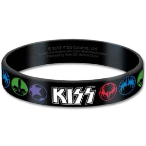 Kiss - Logo & Icons Gum Wristband in the group MERCHANDISE at Bengans Skivbutik AB (5536785)