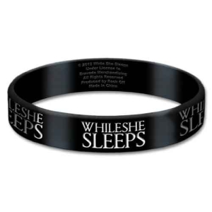 While She Sleeps - Logo Gum Wristband in the group MERCHANDISE at Bengans Skivbutik AB (5536808)