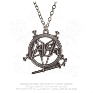 Slayer - Pentagram Logo Pendant in the group MERCHANDISE / Merch / Hårdrock at Bengans Skivbutik AB (5536909)