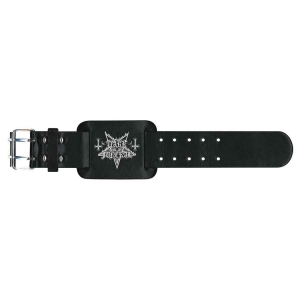 Dark Funeral - Logo Leather Wriststrap in the group MERCHANDISE at Bengans Skivbutik AB (5536917)