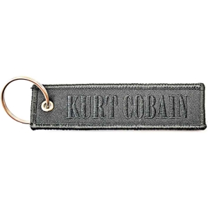 Kurt Cobain - Logo Woven Patch Keychain in the group MERCHANDISE at Bengans Skivbutik AB (5536951)