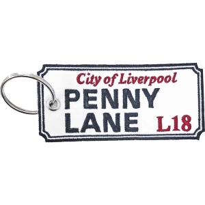 Rock Off - Penny Lane Liverpool Sign Woven Patch Ke in the group MERCHANDISE at Bengans Skivbutik AB (5536961)