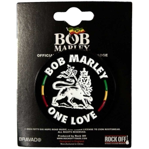 Bob Marley - Lion Pin Badge in the group OUR PICKS / New Merch / June at Bengans Skivbutik AB (5537010)