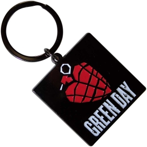 Green Day - Grenade Logo Keychain in the group MERCHANDISE / Merch / Punk at Bengans Skivbutik AB (5537029)