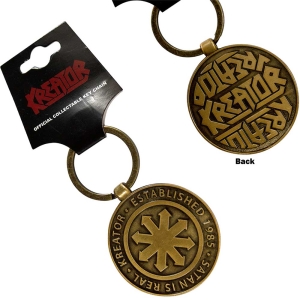 Kreator - Satan Is Real Emblem Keychain in the group OUR PICKS / New Merch / June at Bengans Skivbutik AB (5537043)