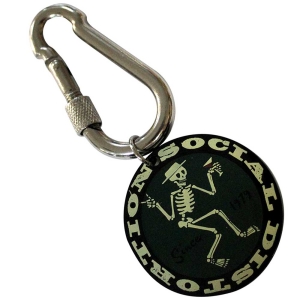 Social Distortion - Classic Logo Keychain in the group MERCHANDISE / Merch / Hårdrock at Bengans Skivbutik AB (5537103)