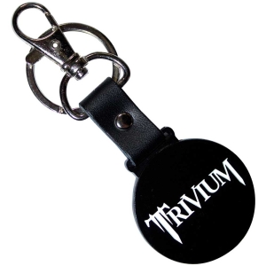 Trivium - Classic Logo Mono Circle Keychain in the group MERCHANDISE / Merch / Hårdrock at Bengans Skivbutik AB (5537127)