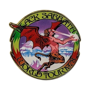 Black Sabbath - World Tour 1978 Pin Badge in the group MERCHANDISE / Merch / Hårdrock at Bengans Skivbutik AB (5537276)