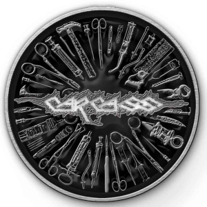 Carcass - Tools Pin Badge in the group MERCHANDISE at Bengans Skivbutik AB (5537285)