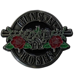 Guns N Roses - Silver Circle Logo Pin Badge in the group MERCHANDISE / Merch / Hårdrock at Bengans Skivbutik AB (5537311)