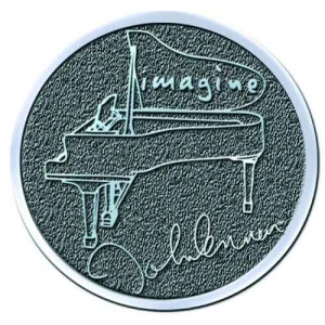 John Lennon - Imagine Hichrome Pin Badge in the group MERCHANDISE at Bengans Skivbutik AB (5537323)