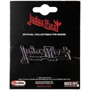 Judas Priest - Logo Pin Badge in the group OUR PICKS / New Merch / June at Bengans Skivbutik AB (5537329)