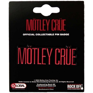 Mötley Crue - Logo Badge in the group OUR PICKS / New Merch / June at Bengans Skivbutik AB (5537356)