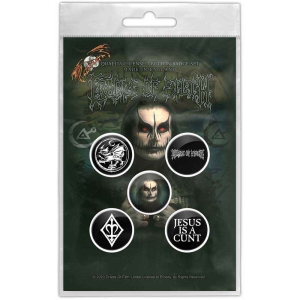 Cradle Of Filth - Hammer Of The Witches/Dani Button Badge  in the group MERCHANDISE at Bengans Skivbutik AB (5537458)