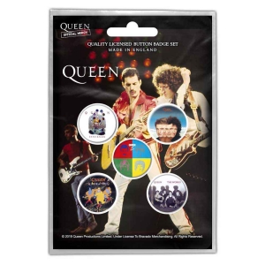 Queen - Later Albums Retail Packed Button Badge in the group MERCHANDISE at Bengans Skivbutik AB (5537476)