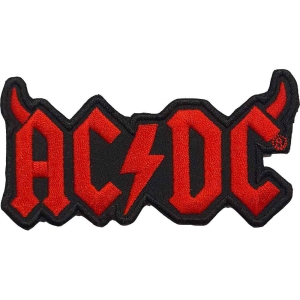 Ac/Dc - Horns Woven Patch in the group MERCHANDISE at Bengans Skivbutik AB (5537665)