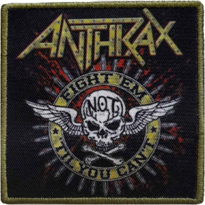 Anthrax - Fight 'Em Printed Patch in the group MERCHANDISE at Bengans Skivbutik AB (5537717)