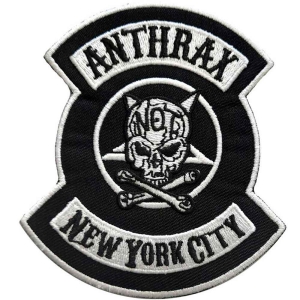 Anthrax - Nyc Woven Patch in the group MERCHANDISE at Bengans Skivbutik AB (5537721)