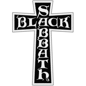 Black Sabbath - Cross Logo Cut Out Retail Packaged Patch in the group MERCHANDISE at Bengans Skivbutik AB (5537761)